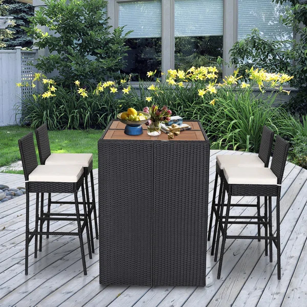 Arbrianna 4 - Person Rectangular Outdoor Dining Set | Wayfair North America