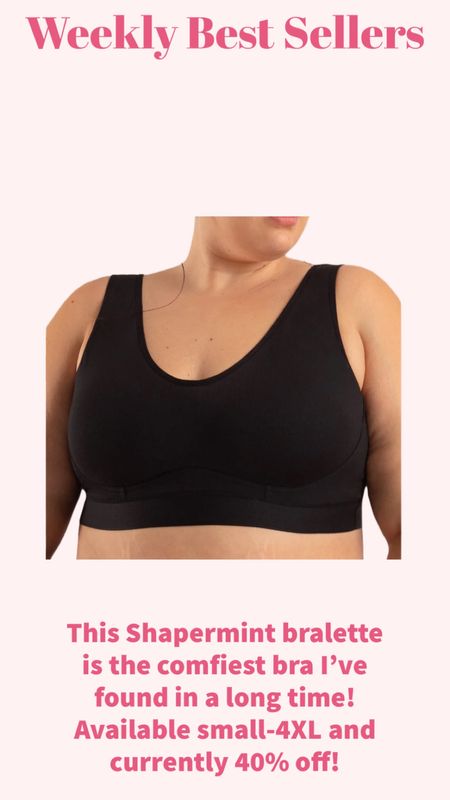 This Shapermint bralette is the comfiest bra I’ve found in a long time! Available small-4XL and currently 40% off!

#LTKfindsunder50 #LTKplussize #LTKsalealert