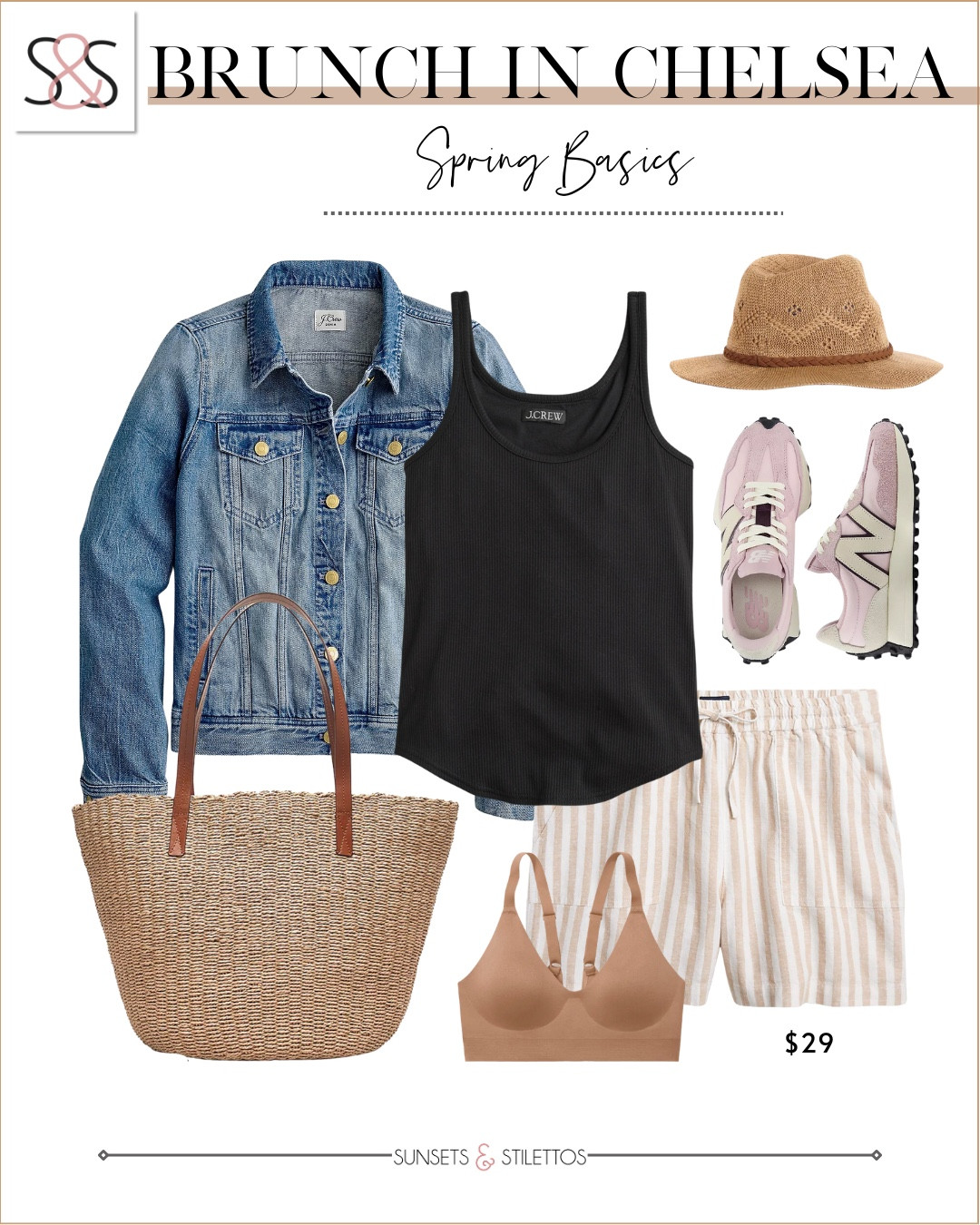 A spring uniform that does it all. These $29 shorts are lightweight and comfy with a flattering fit. Add a fitted tank, denim jacket, and sneakers for a look that’s perfect from brunch to errands

Sunsets and Stilettos spring outfit striped shorts spring basics casual outfit denim jacket outfit New Balance sneakers affordable fashion spring uniform everyday style

#LTKStyleTip #LTKOver40 #LTKWorkwear