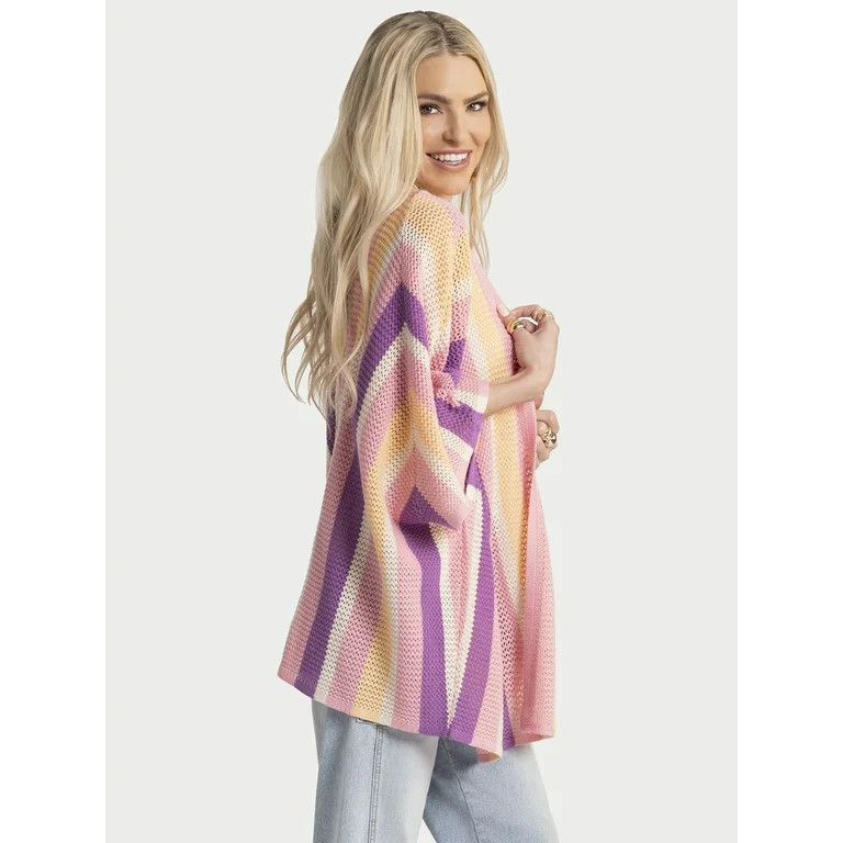 Jessica Simpson Women's Cordelia Pointelle Kimono, Sizes S-XL | Walmart (US)