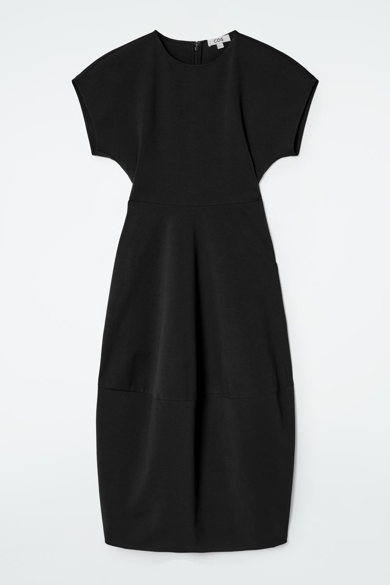 Sculpted Cotton Midi Dress | COS (US)