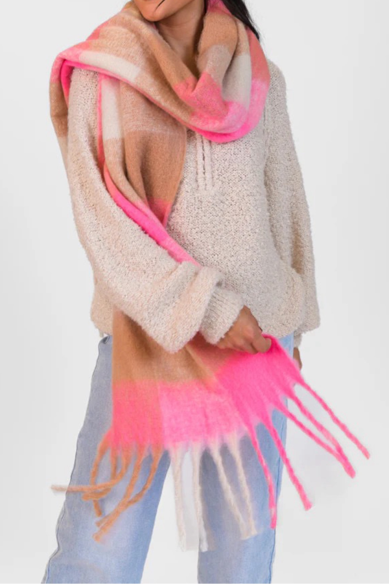 Oversized pink scarf 


#LTKStyleTip #LTKFindsUnder50 #LTKSeasonal