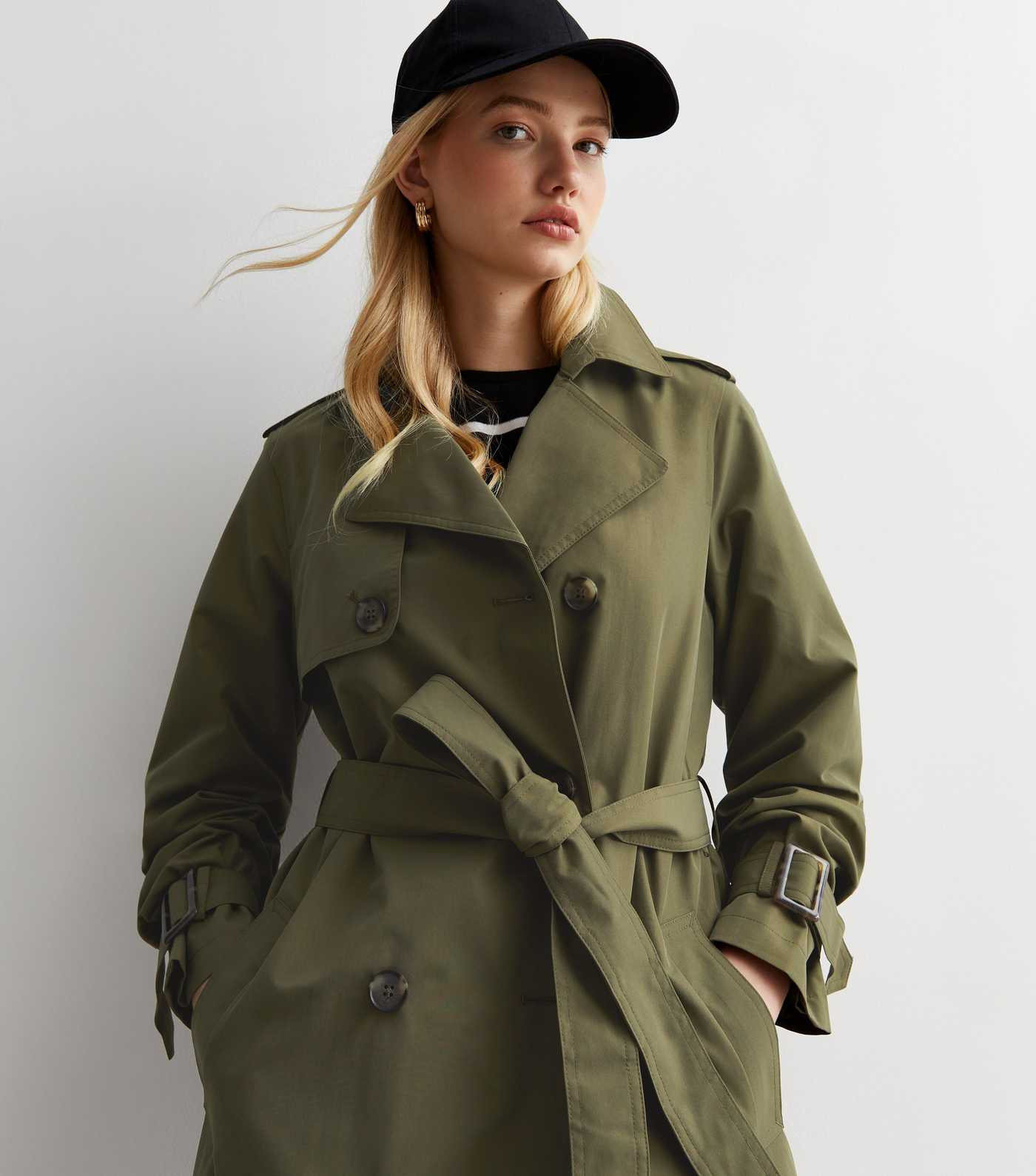 Khaki Formal Belted Trench Coat | New Look | New Look (UK)