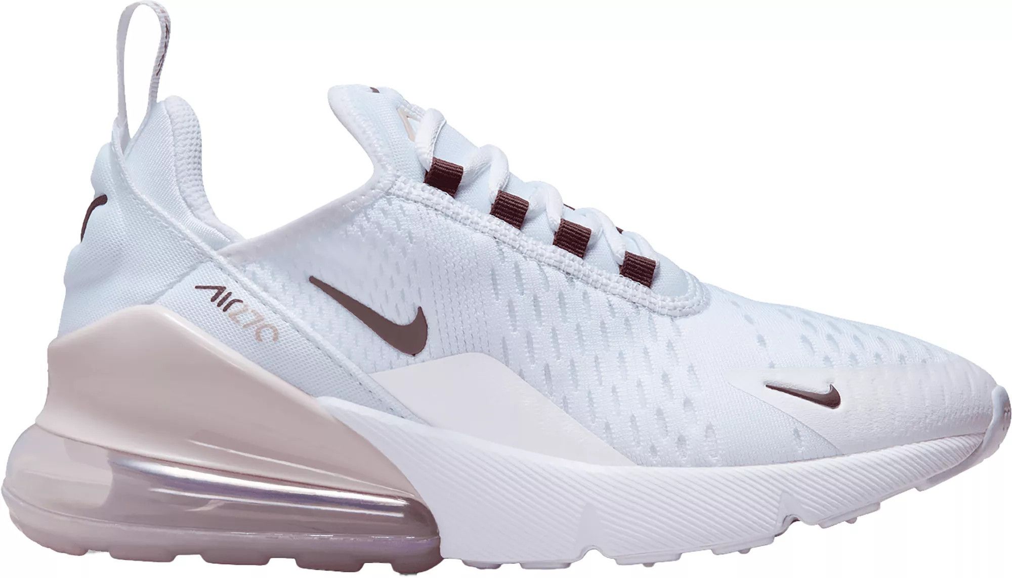 Nike Kids' Grade School Air Max 270 Shoes, Size 7, Burgundy/White | Dick's Sporting Goods