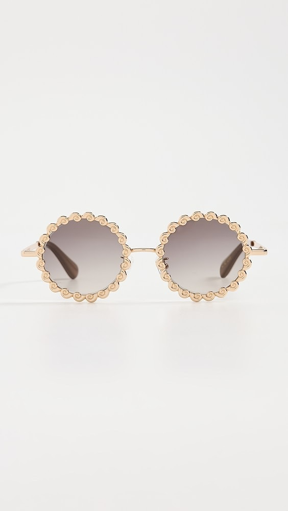 Lele Sadoughi Fossil Sunglasses | Shopbop | Shopbop