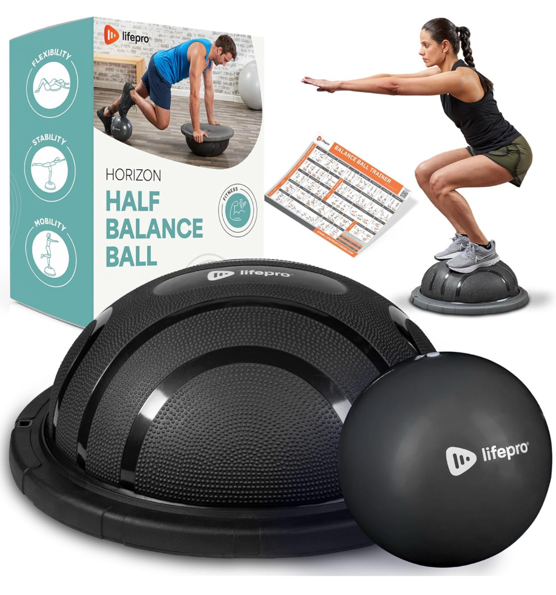 16% off 🎁

LifePro Half Exercise Ball Trainer - Balance Ball for Exercise - Balance Ball Trainer - Stability Ball for Exercise, Full Body Workout - Half Exercise Ball Balance Trainer for Physical Therapy

#LTKSaleAlert #LTKGiftGuide #LTKFitness
