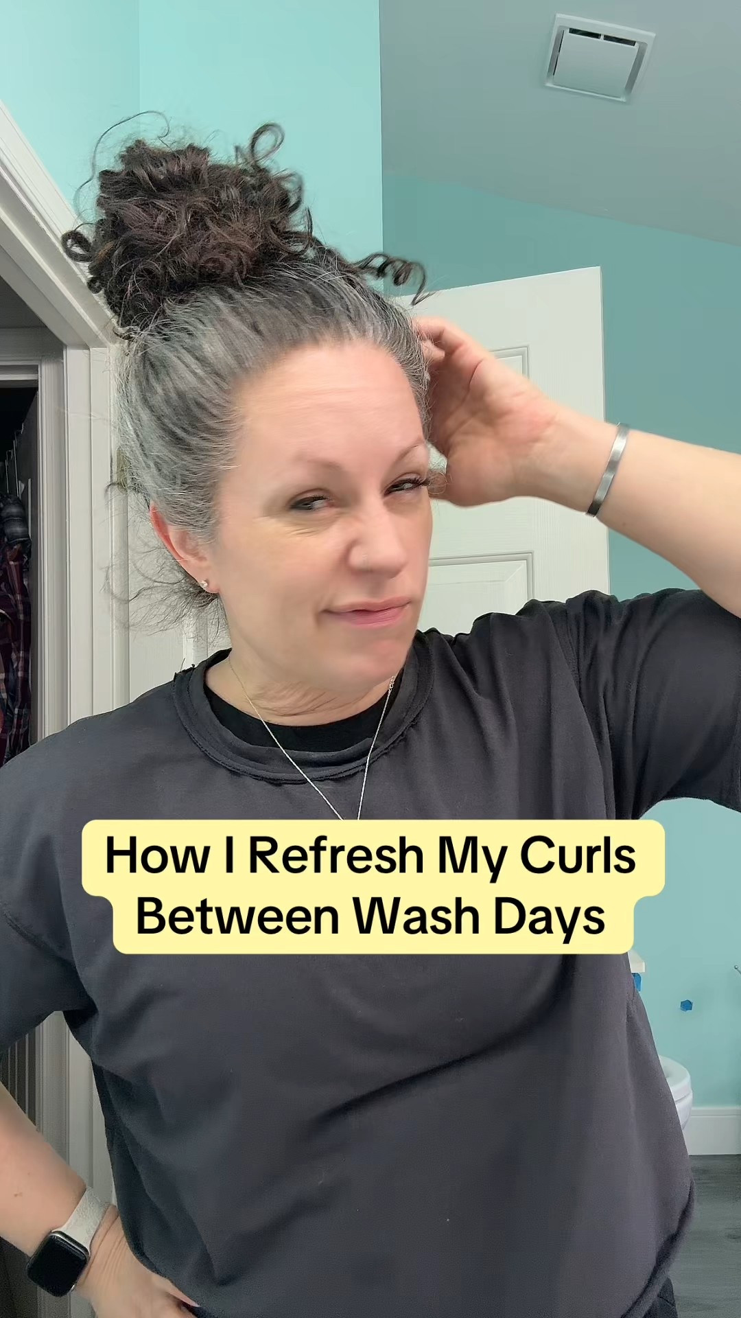 How I refresh my curls in between wash days. 

#LTKOver40 #LTKBeauty