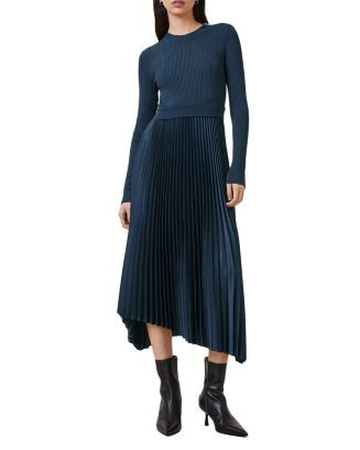 ALLSAINTS Fay Mixed Media Dress  | Bloomingdale's Women | Bloomingdale's (US)