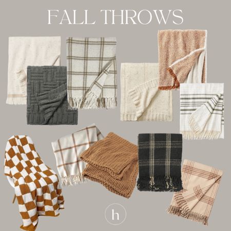transition into fall with cozy throw blankets for your sofa and bed! 

fall throw blanket, plaid throw blanket, checkered throw blanket, sofa throw blanket, end of the bed throw 

#LTKunder50 #LTKhome #LTKSeasonal