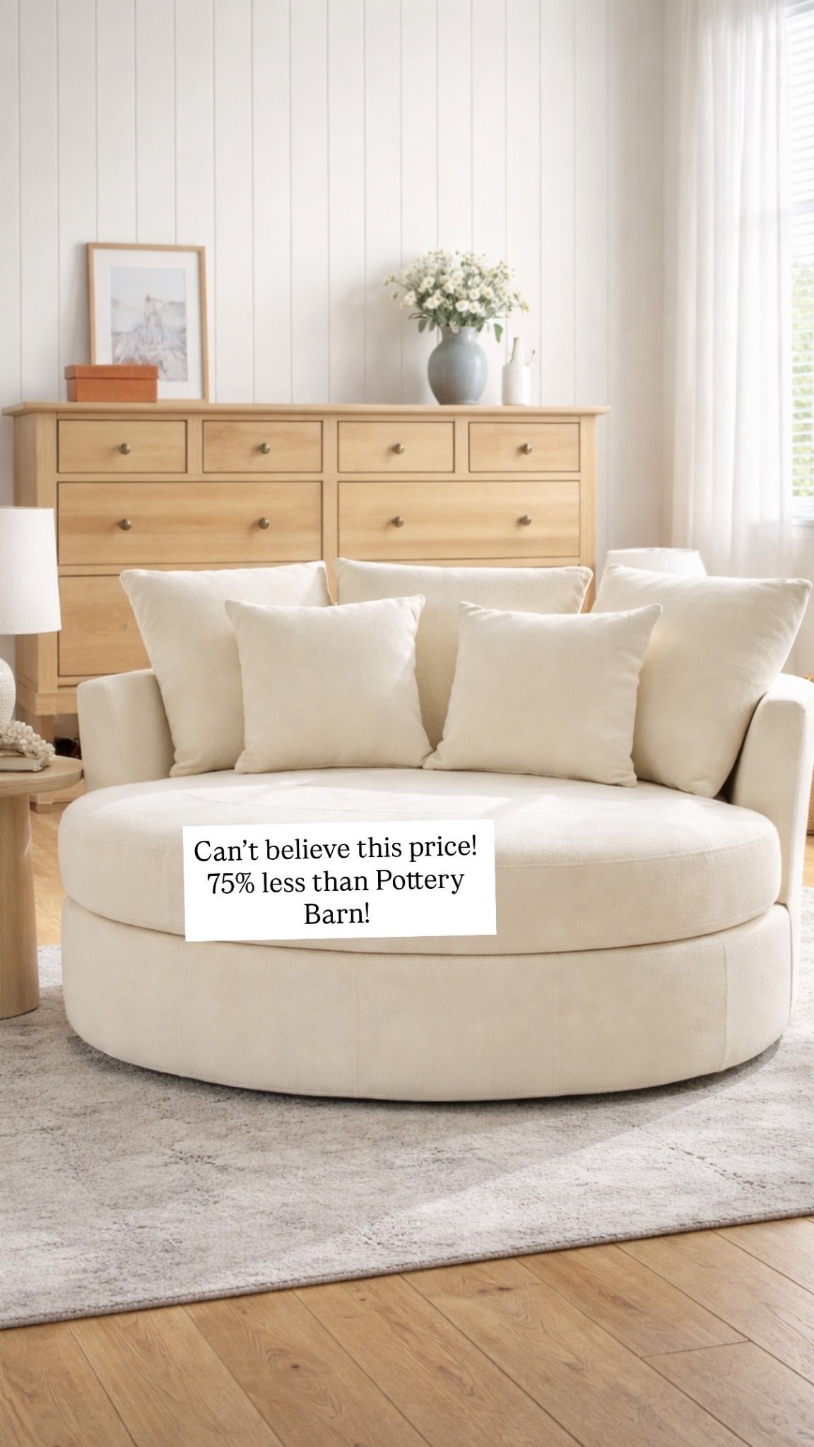 Can’t believe the price on this swivel chair 75% less than pottery barn. Great look for less.

#LTKSaleAlert #LTKHome