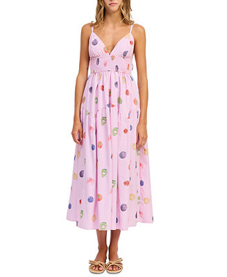 Women's V-Neck Fruit Medley Dress | Macy's