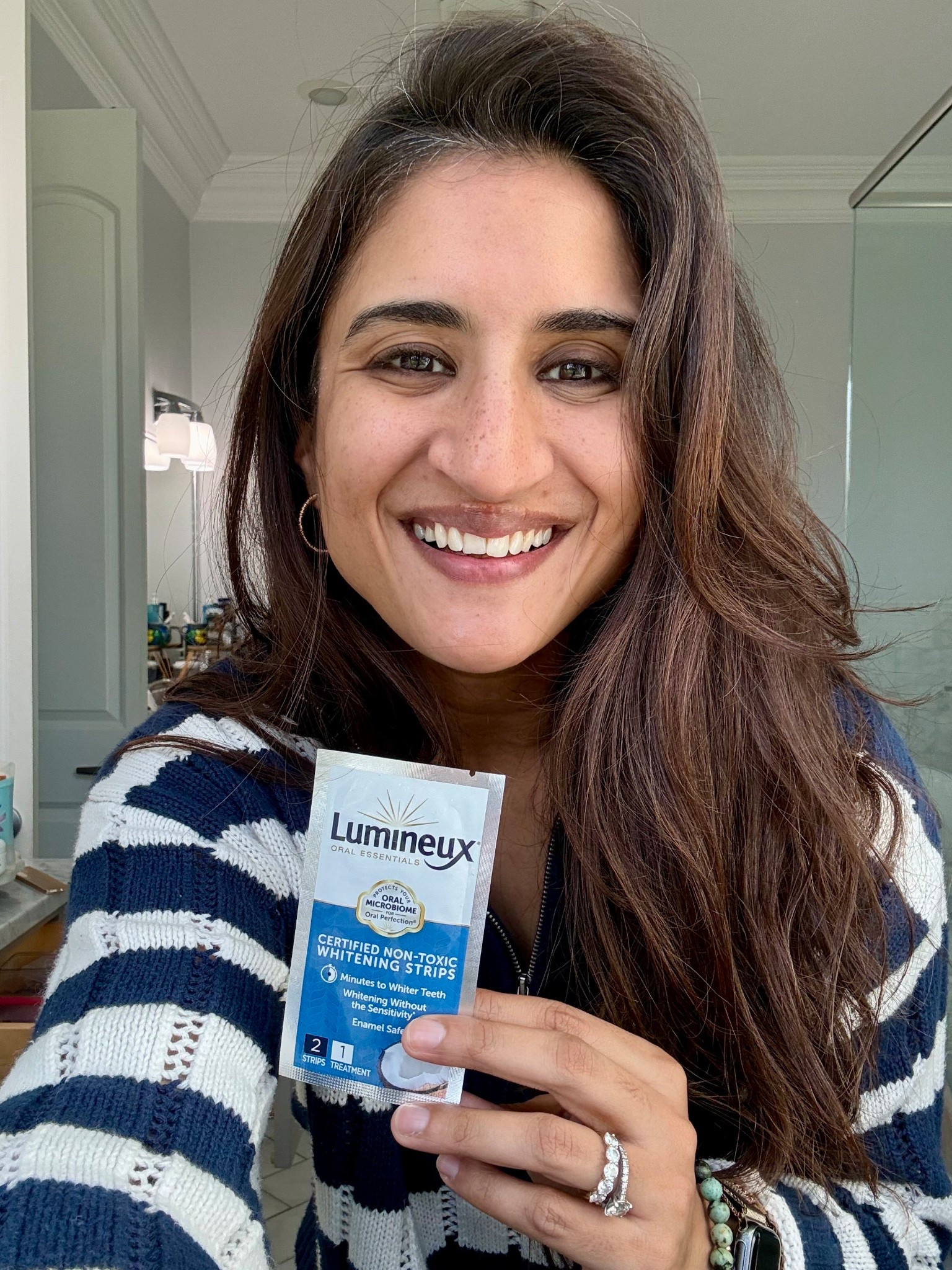 Teeth whitening strips I sillly love. Great for sensitivity and have no peroxide. 
Also face mask linked! 