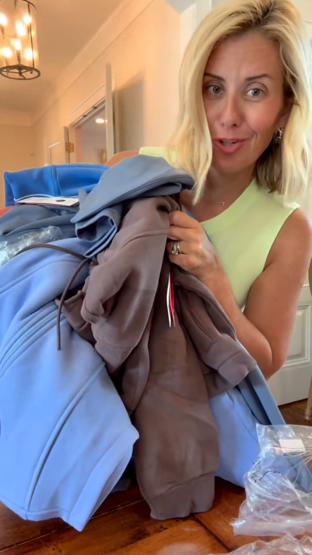 You might be a super fan if you’re wearing the brand when a new box of goodness arrives! Perfect timing because Spanx is having a huge summer sale on select items! 

Sizing:
Skorts - small 
1/2 zip vest - xs
Piping Jacket - xs 
Air Essentials T-Shirt Dress - small
Air Essentials Crewneck Tank - xs
Air Essentials Short 5” - small
Full Zip Hoodie - xs
Leggings - 7/8 small
Crewneck Tank - xs 
Tie-Waist Dress - small 
Wide Leg Jeans - xs petite

#LTKActive #LTKSaleAlert #LTKdayinmylife