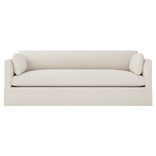 Madeline Sea Salt Performance Slipcovered Sofa - 90" | Kathy Kuo Home