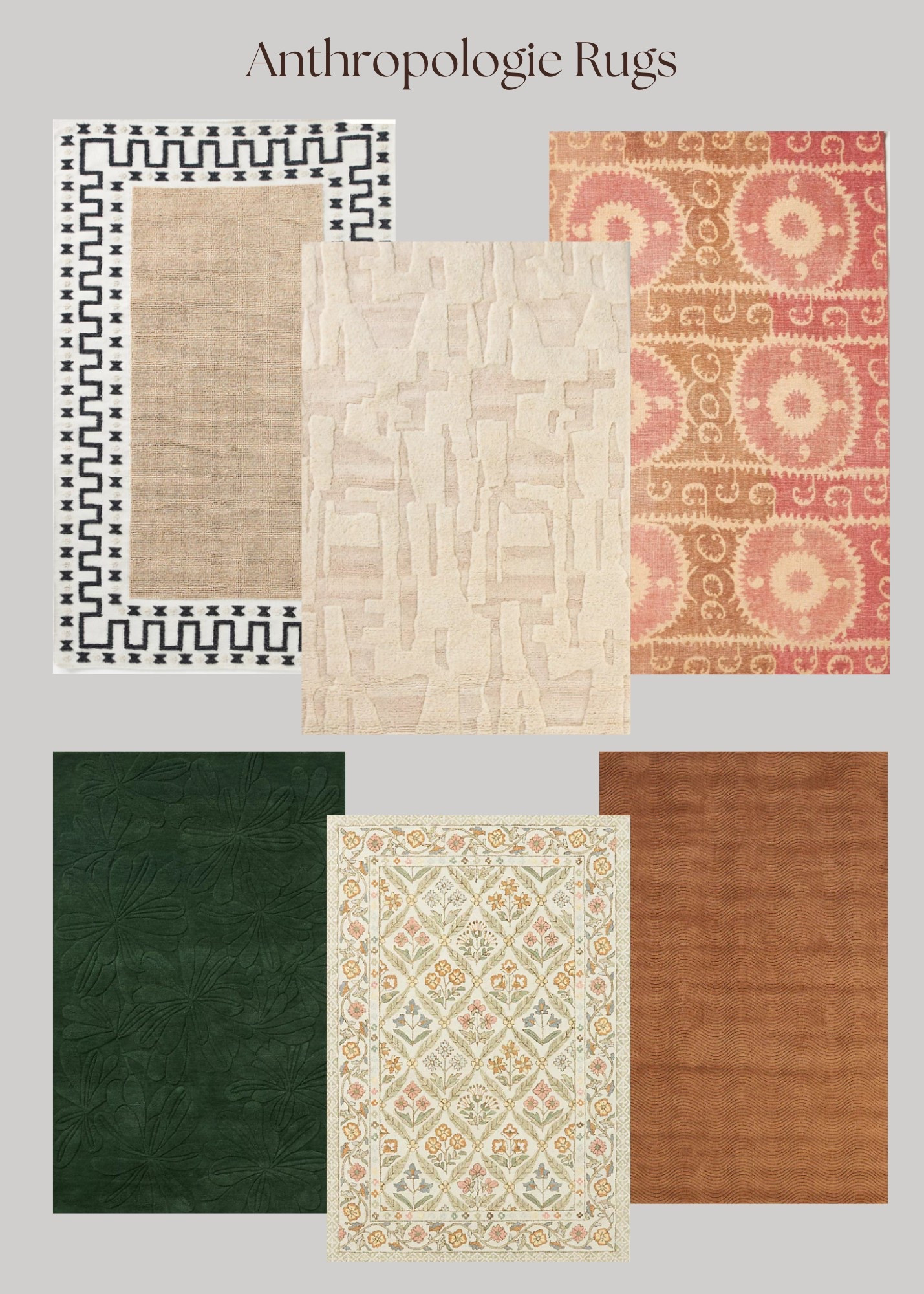 Anthropologie rugs 💕 #LTKRugs #LTKInteriordesign 

#LTKHome