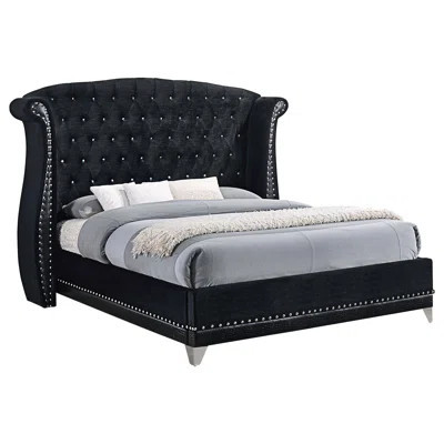 Barzini Upholstered California Wingback Bed | Wayfair North America