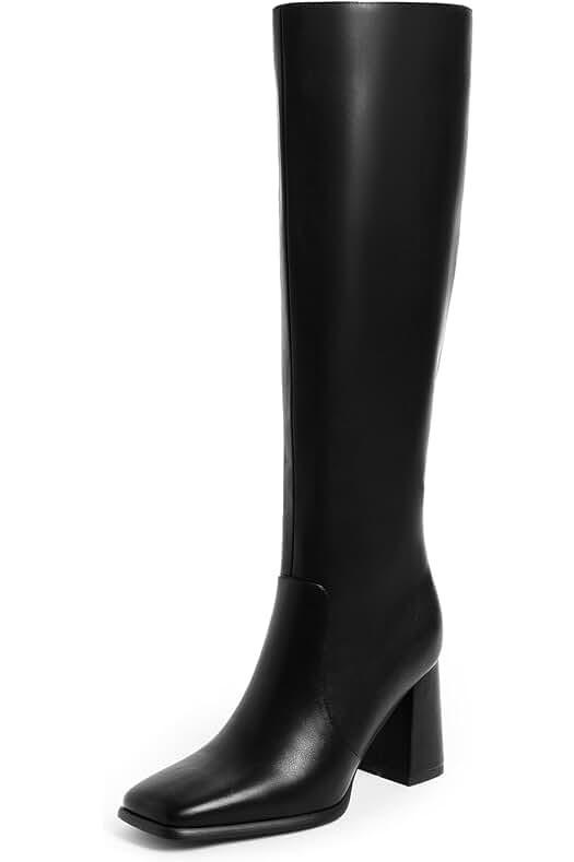 Knee High Boots Squre Toe | Amazon (US)