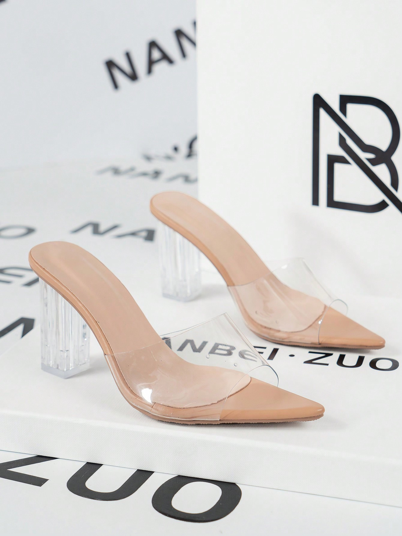 Women Transparent Pointed Toe High Heel Shoes Transparent PVC High Heel Shoes 2024 New Style Wedd... | SHEIN