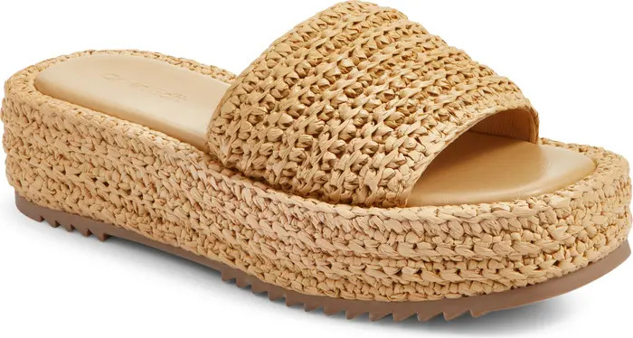 Open Edit Gisella Platform Slide Sandal (Women) | Nordstrom | Nordstrom