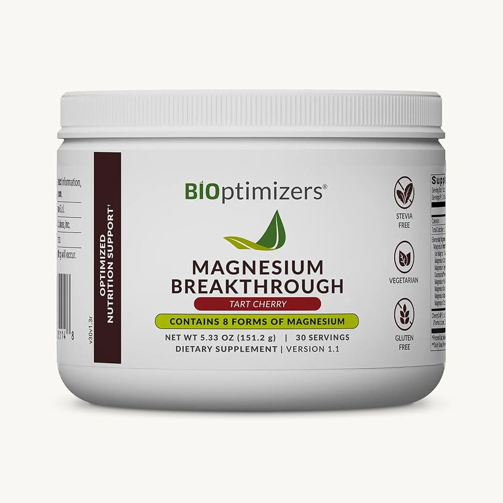 BIOptimizers Magnesium Breakthrough Drink - 8 Forms of Magnesium, Electrolytes, Sleep Health, Str... | Amazon (US)
