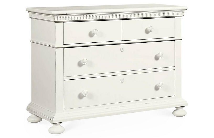 Smiling Hill Single Dresser, Chalk | One Kings Lane