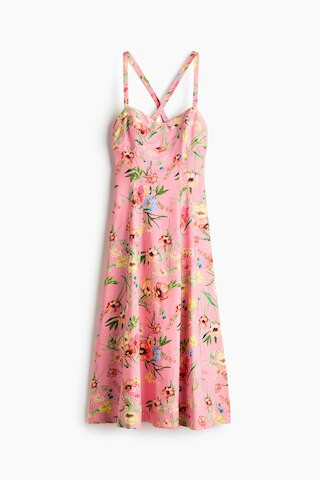 Flared Linen-Blend Dress | H&M (US + CA)