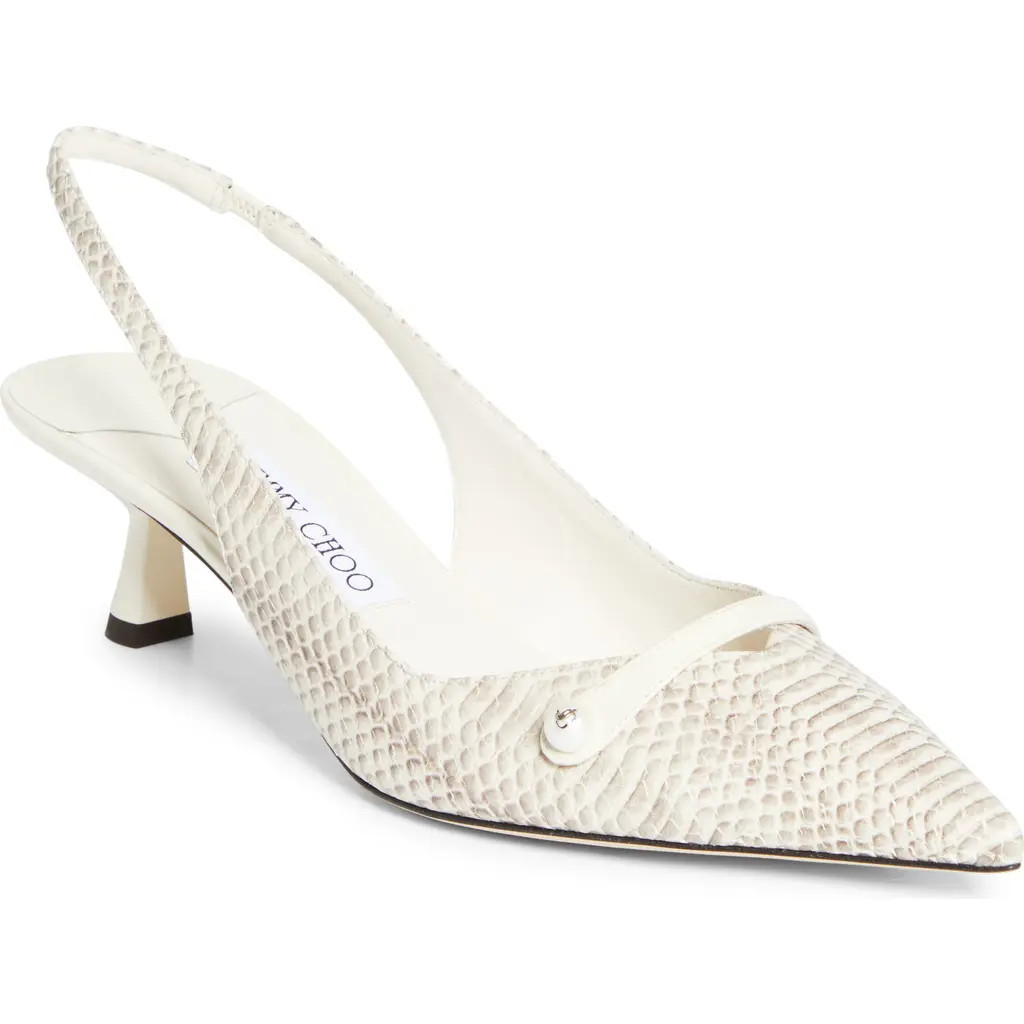 Jimmy Choo Amita Slingback Pump in Roccia at Nordstrom, Size 7Us | Nordstrom