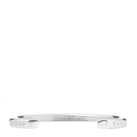 TIFFANY Sterling Silver Narrow Makers Cuff Bracelet | Fashionphile