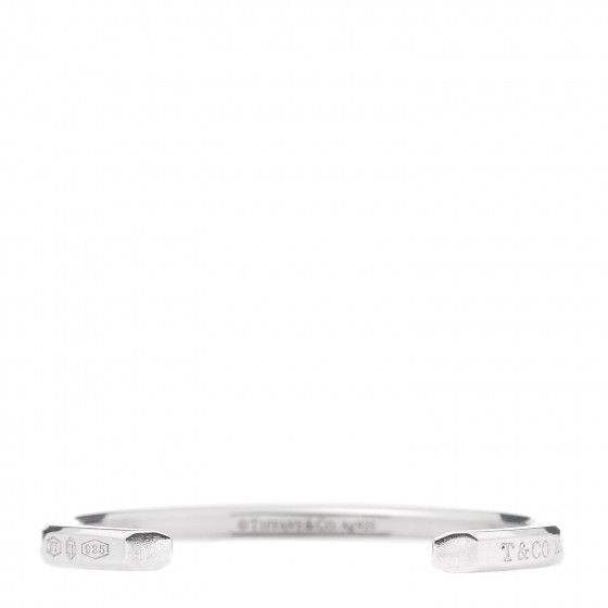 TIFFANY Sterling Silver Narrow Makers Cuff Bracelet | Fashionphile