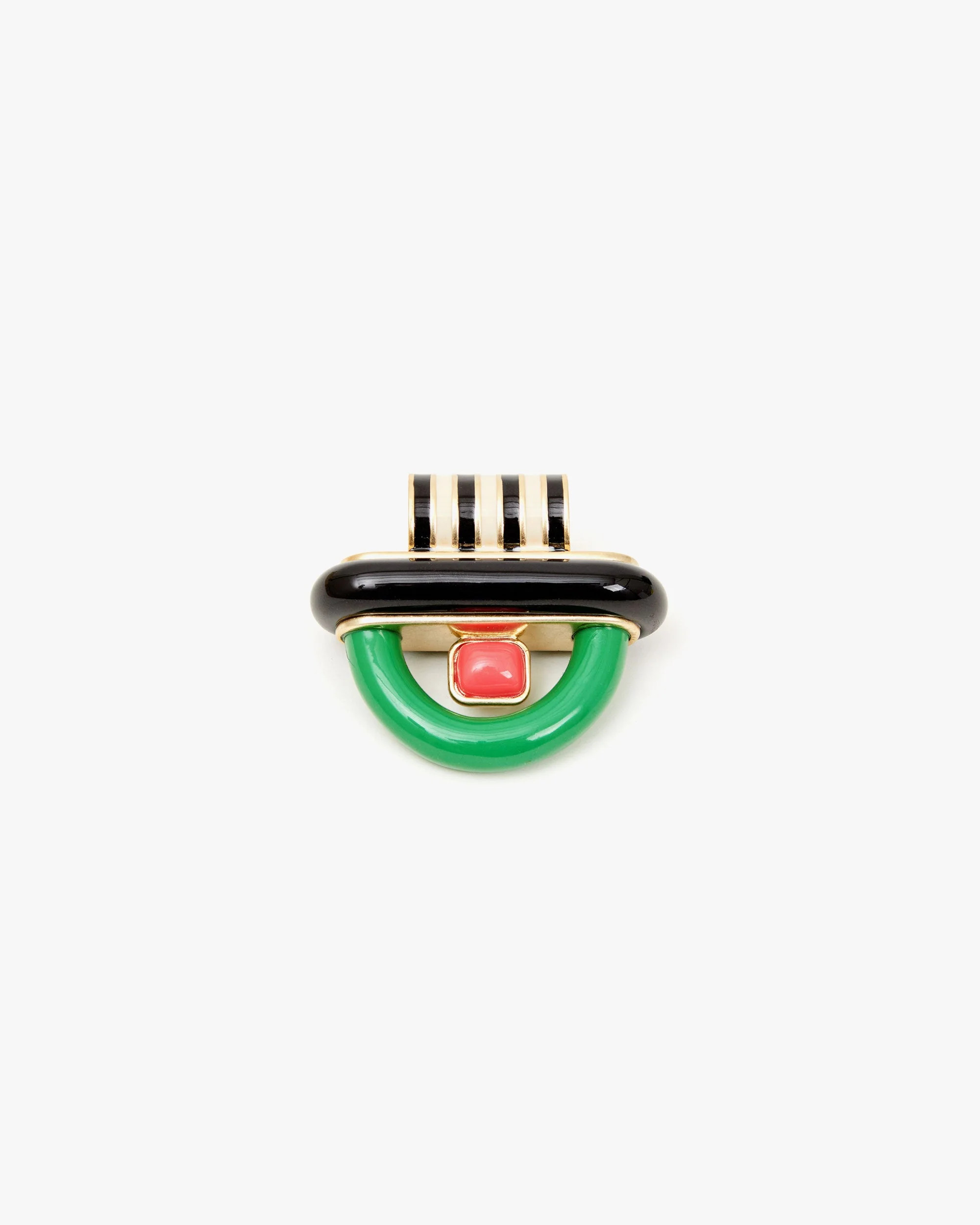 Colorblock Statement Charm | Clare V.
