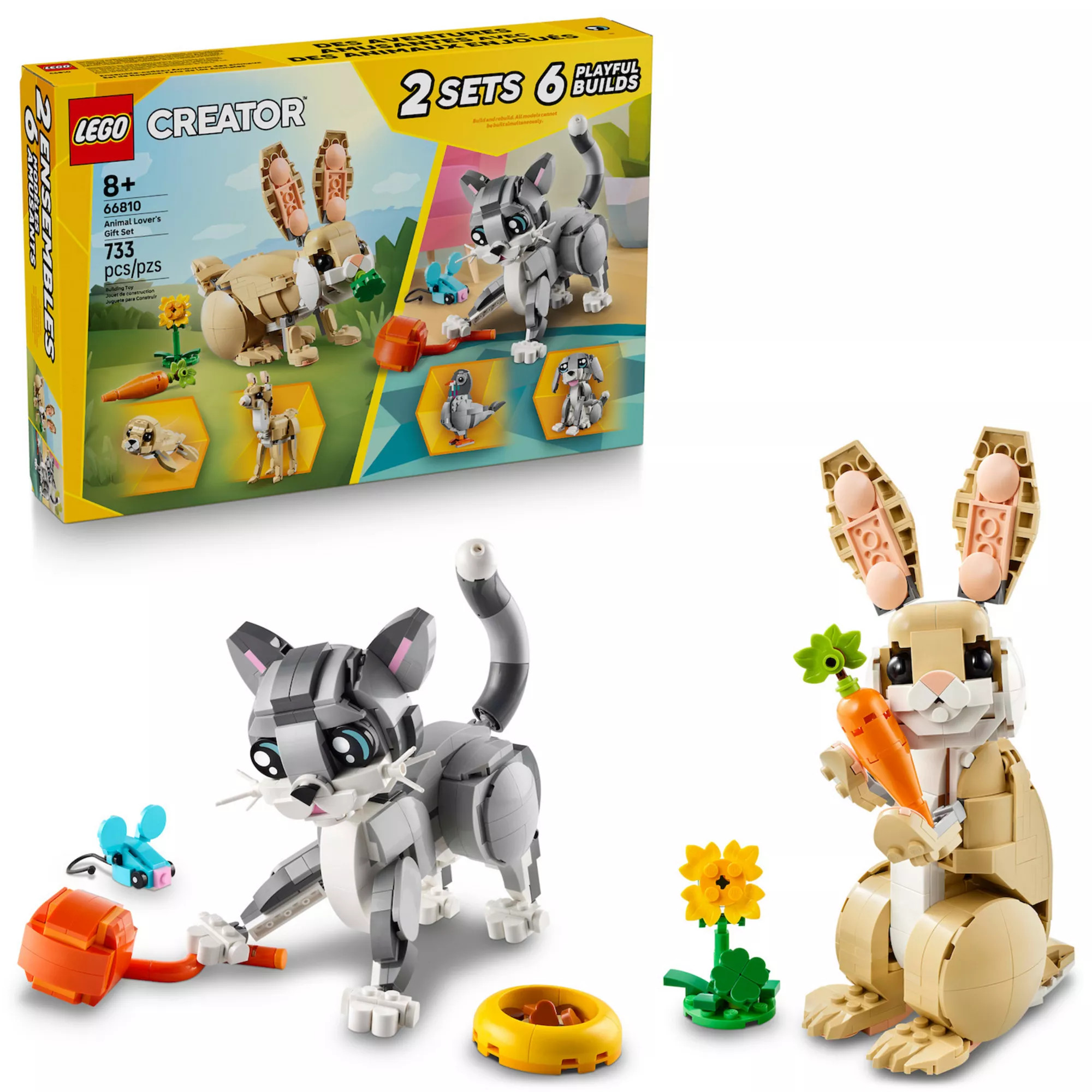 LEGO Creator Animal Lover's Gift Set 66810 Building Kit (733 Pieces) | Kohl's
