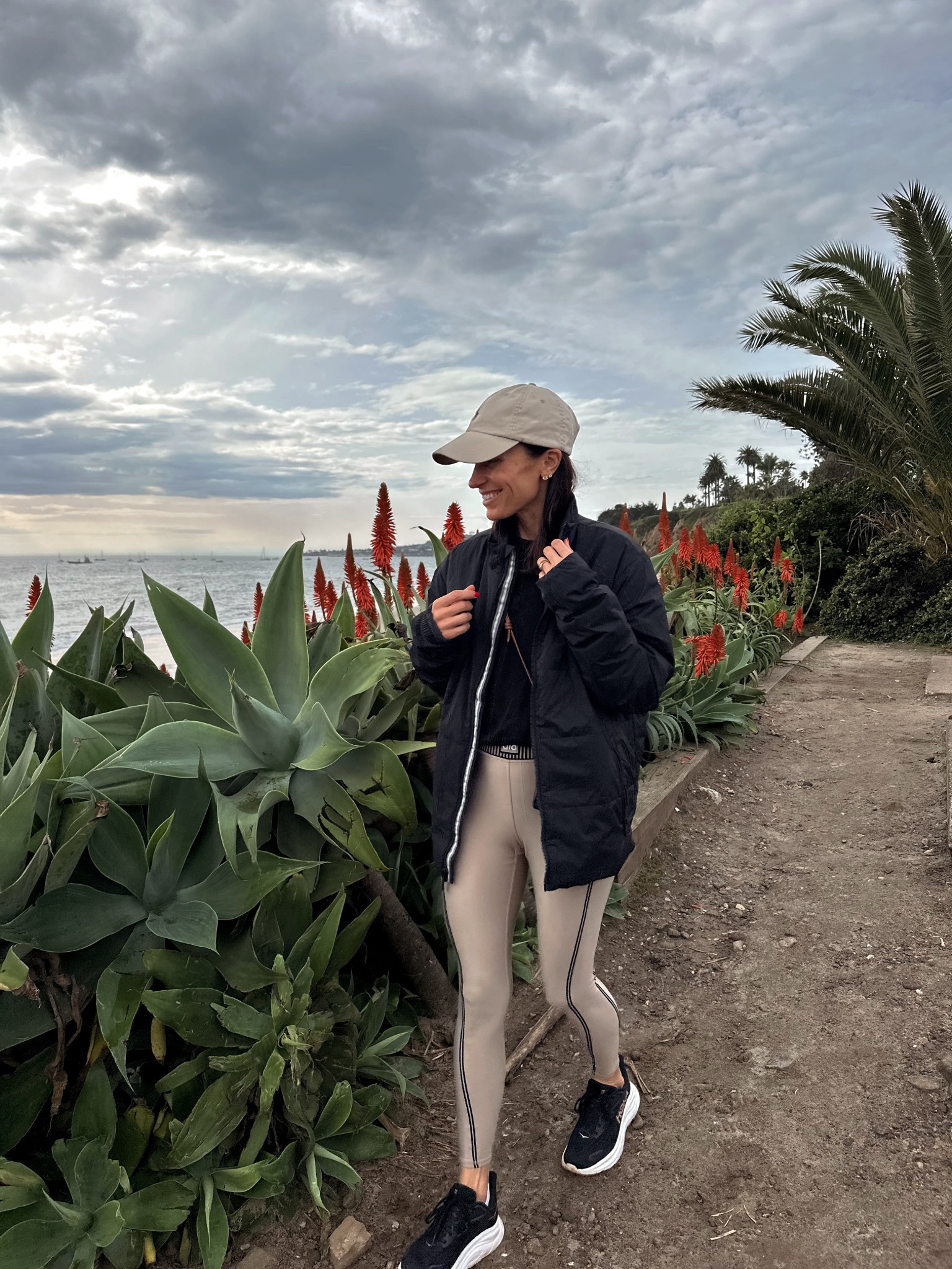 Morning beach walk 
Leggings run large, size down 

#LTKPetite #LTKOver40 #LTKfitnessgoals