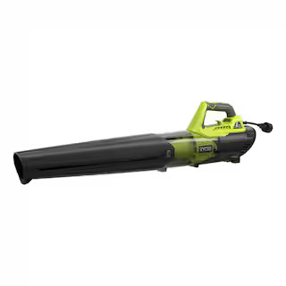 RYOBI 135 MPH 440 CFM 8 Amp Corded Electric Jet Fan Leaf Blower RY421021 - The Home Depot | The Home Depot