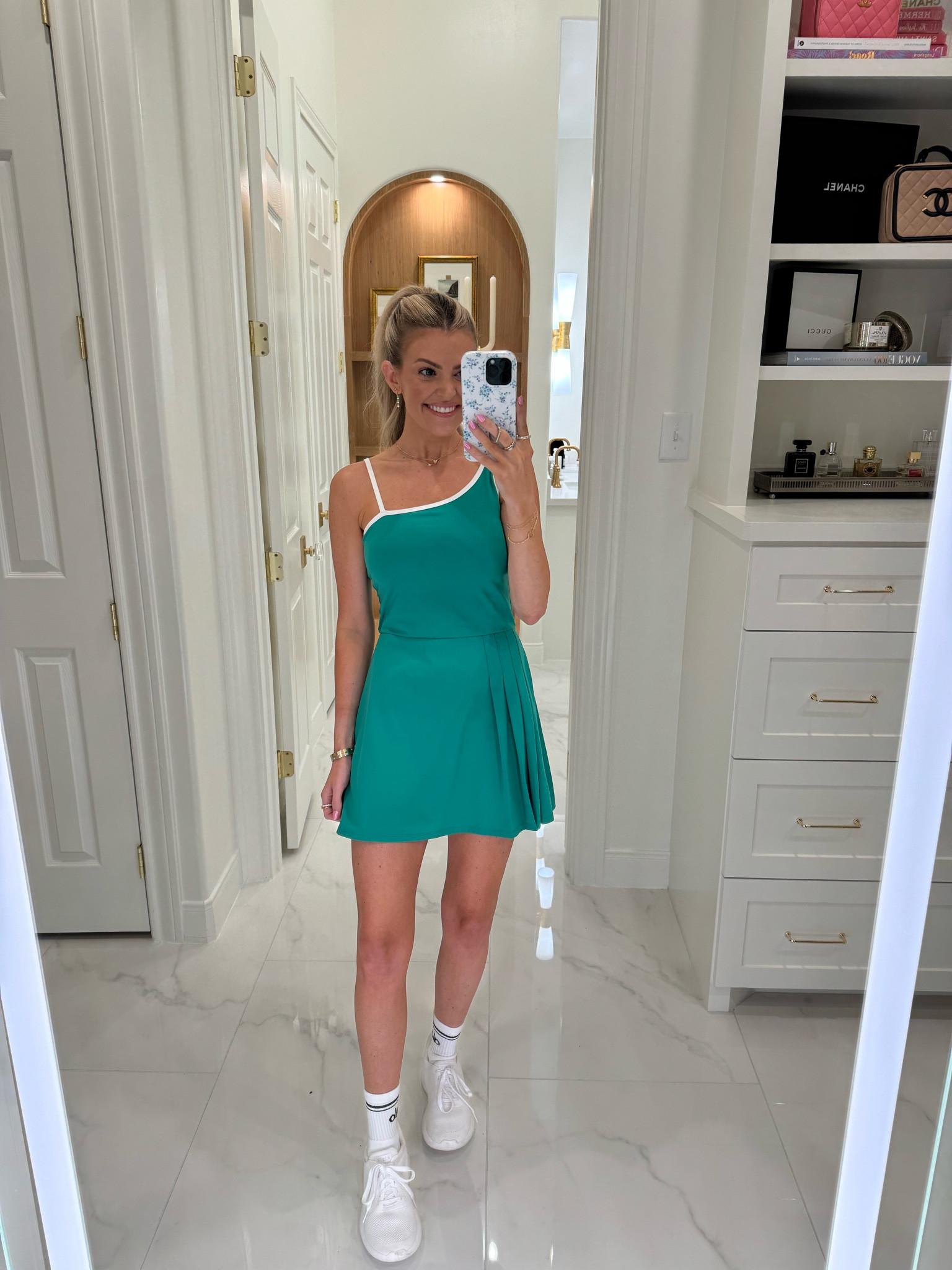 How good is this tennis dress! Love the color and the pleats on the skirt! Wearing XS 

Target fashion, target style, spring outfits, summer outfits, linen shorts, affordable style, tennis dress, workout dress 

#LTKVideo #LTKFindsUnder50 #LTKActive