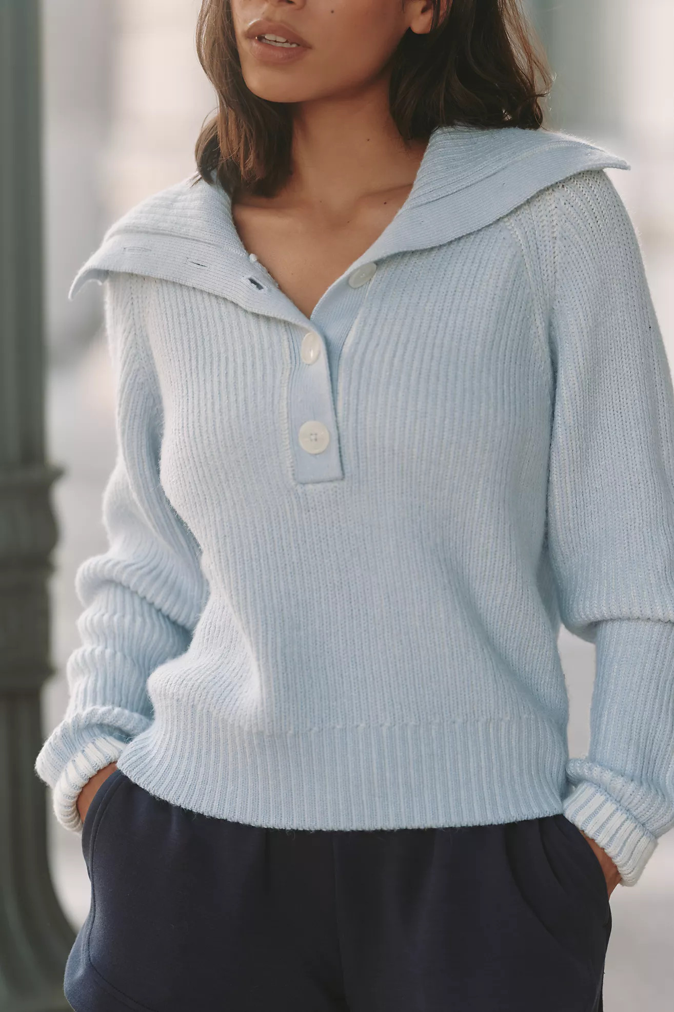 Varley Filey Collared Sweater | Anthropologie (US)