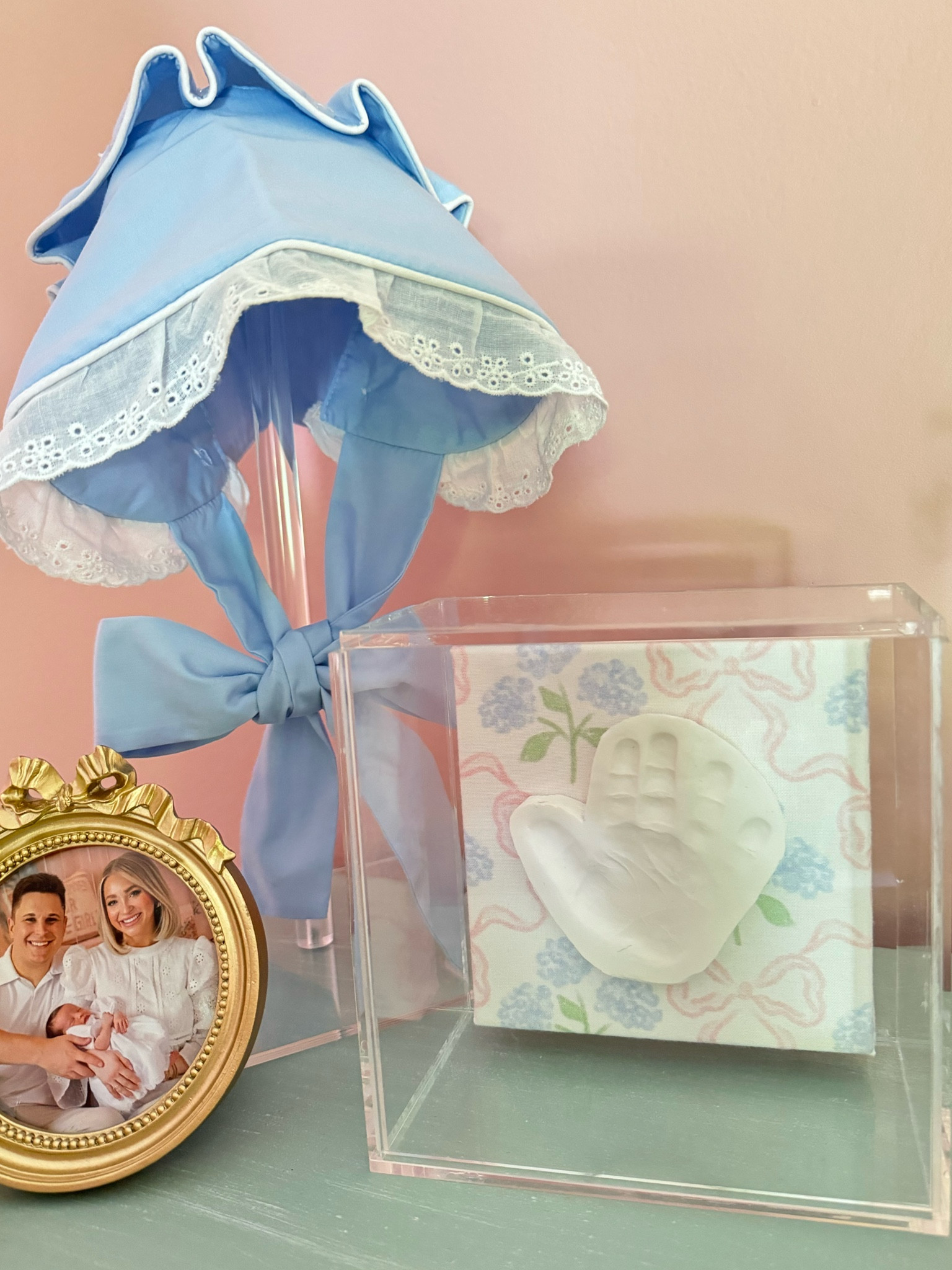 Clay handprints shadowbox baby craft

#LTKBaby #LTKFamily