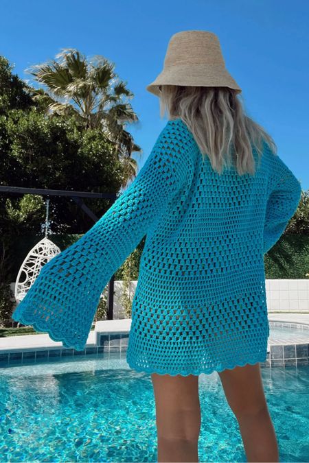 This beach cover up is so cute!

Crochet cover up, crochet beach cover up, plus size cover up

#LTKswim #LTKunder100