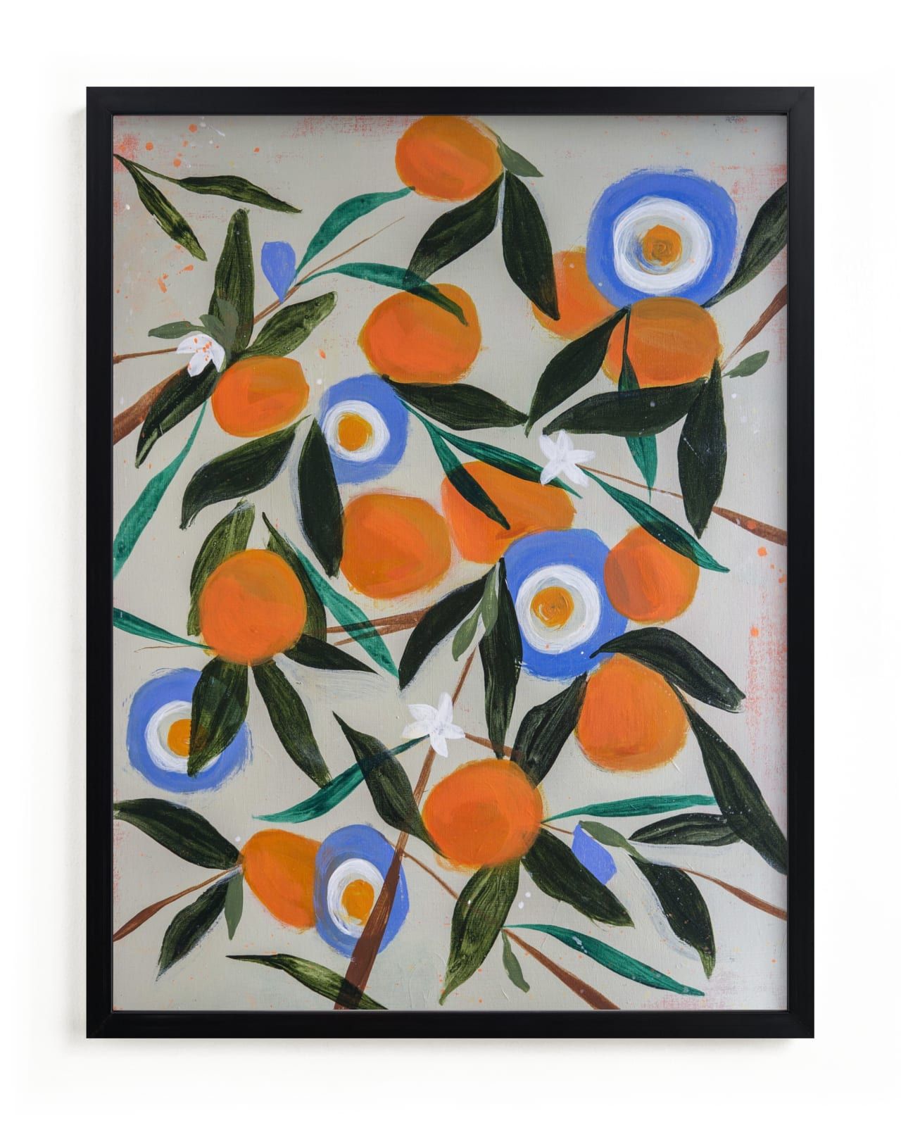 "Orange Tree" - Open Edition Fine Art Print by Rachel Roe. | Minted