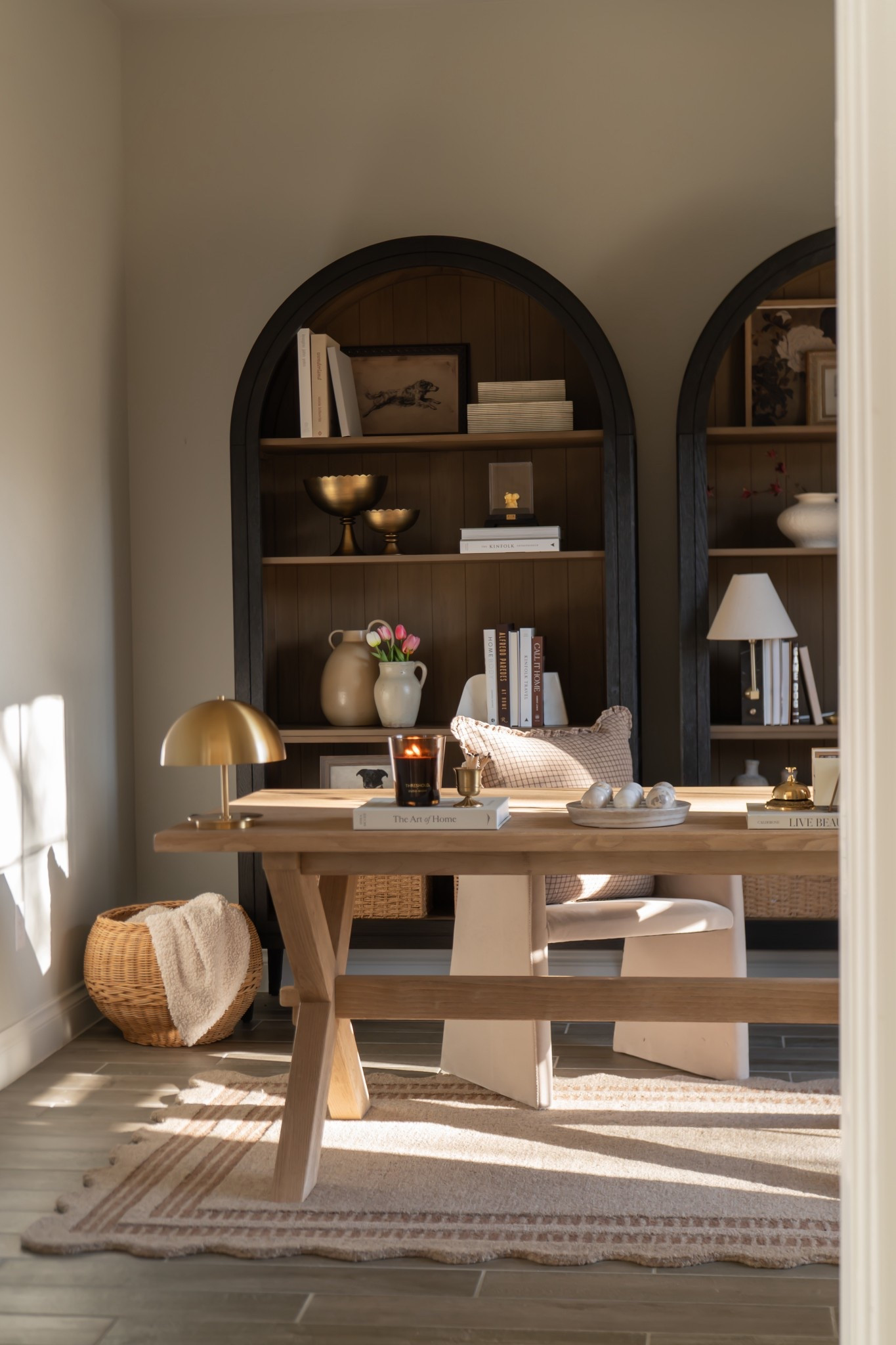 Spring in the office ✨☀️

Home office | Office Desk | Hatti Cabinet 

#LTKSeasonal #LTKHome #LTKSaleAlert