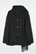 OVERSIZED WOOL-BLEND SCARF JACKET | COS (US)