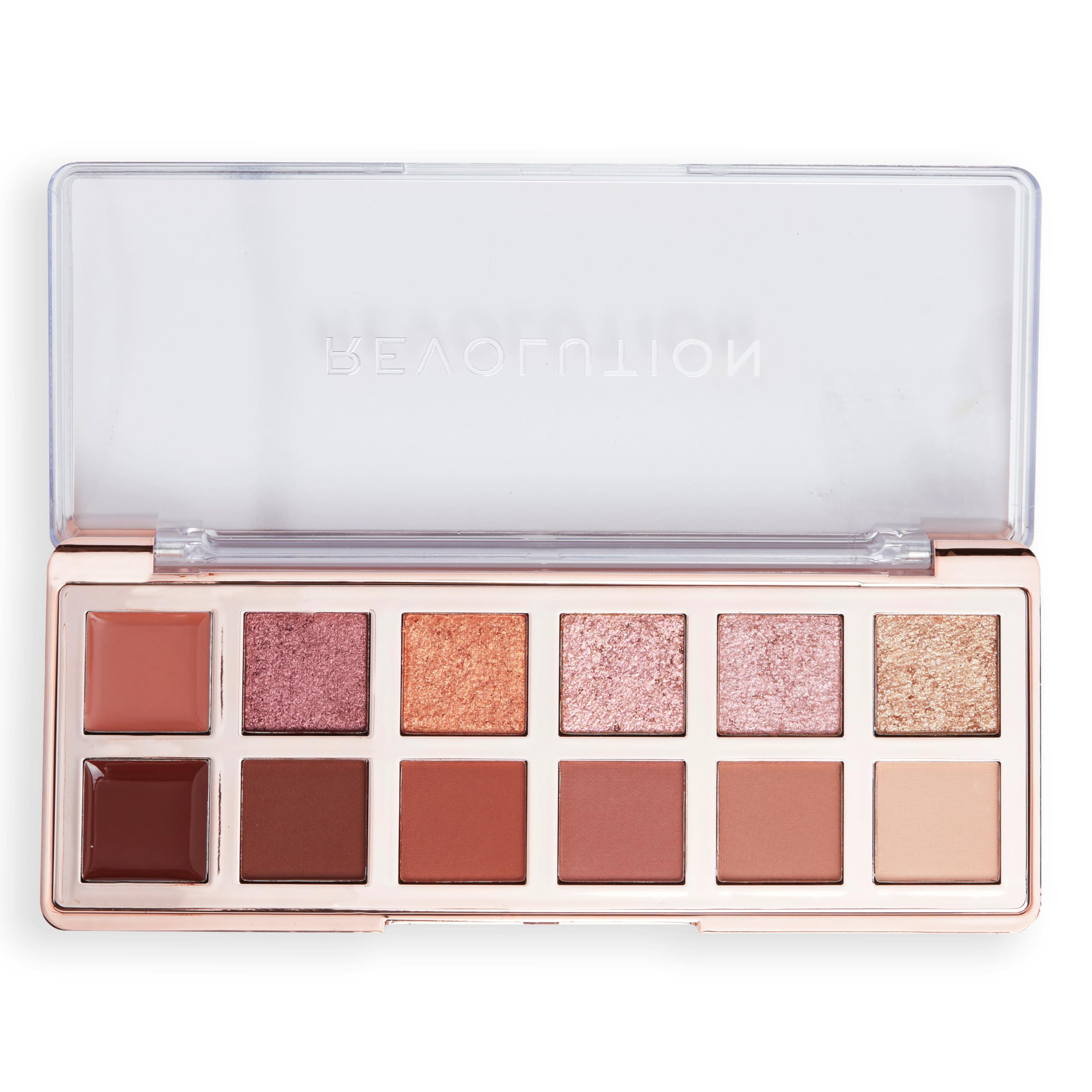 Revolution, The True Icon Bronze Palette, 12 Ultra-Pigmented Matte & Shimmer Finishes & Shades, L... | Amazon (US)