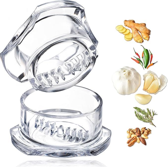 Nextrend Garlic Twister 4th Gen - Ginger, Herb, Nuts, Garlic - Handheld Kitchen Mincer, Easy to C... | Amazon (US)