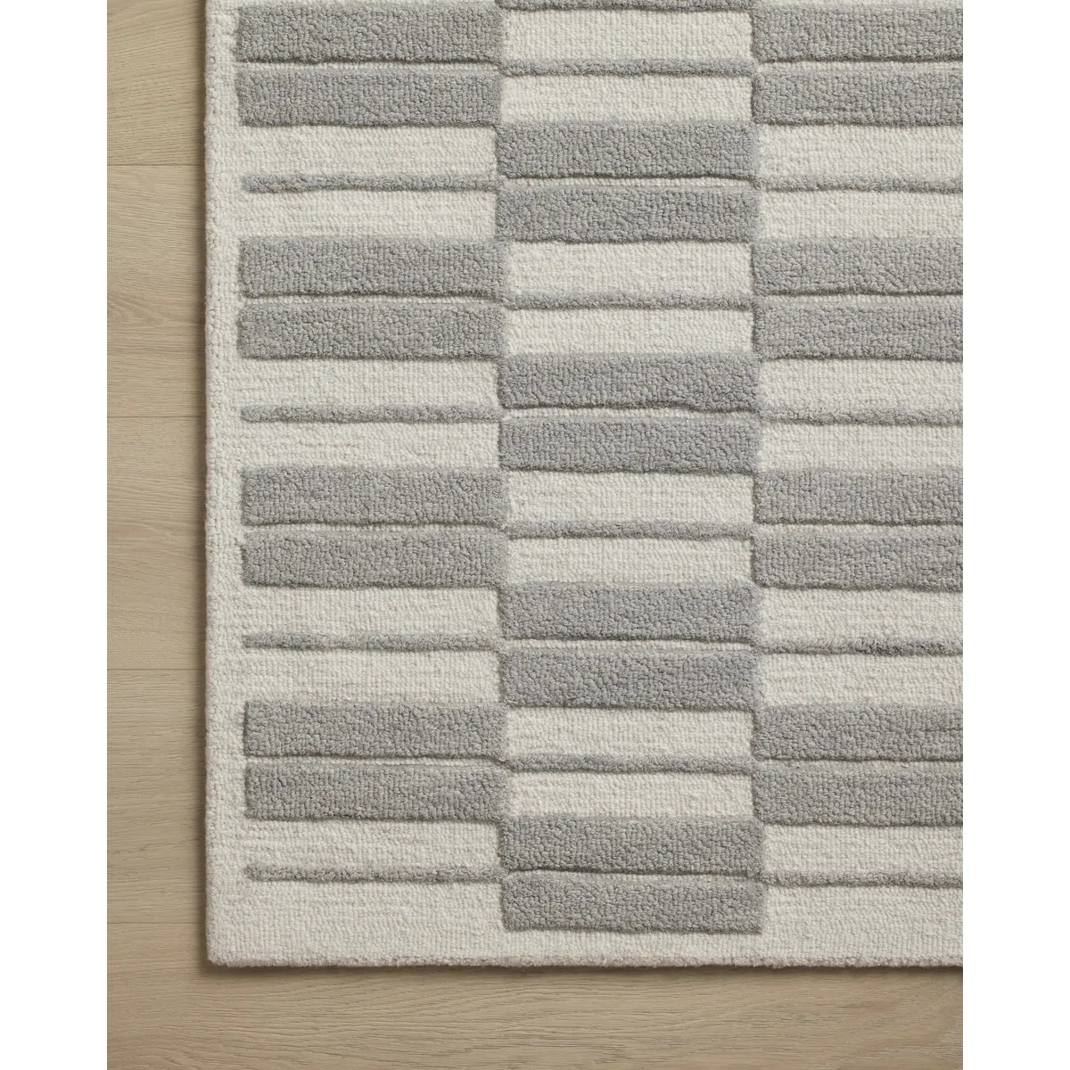 Chris Loves Julia x Loloi Bradley Ivory / Gray Area Rug | Wayfair North America