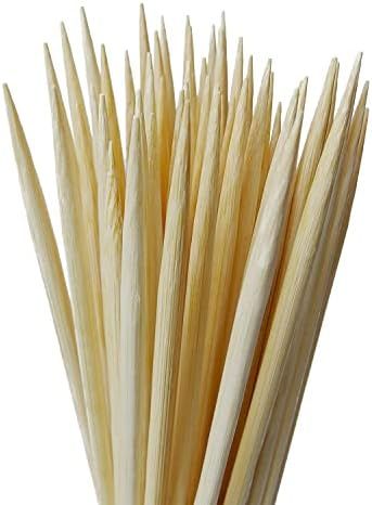 Ustace Natural Bamboo Skewers 200pcs 6'' for BBQ,Fruit Skewers, Grilling Kabob Skewers,Grilled Co... | Amazon (US)