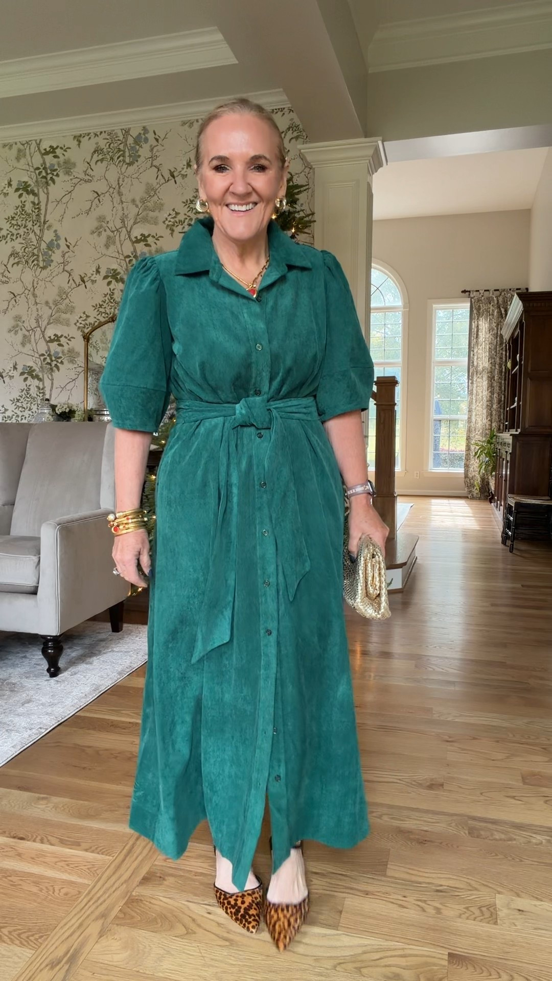 Love this dress!!! Amazing under $50 
Size medium 
Pair with leopard print or with a boot for something more casual. 

Holiday dress green dress Belk dress 

#LTKOver40 #LTKHoliday #LTKFindsUnder50