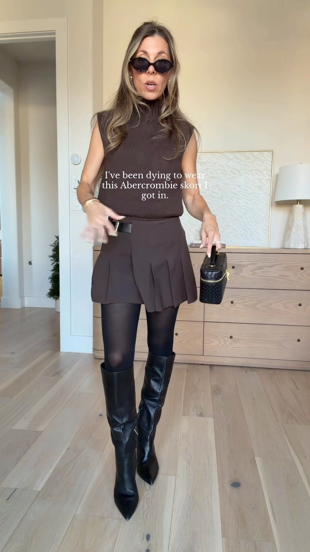 The cutest pleated mini skirt with built in shorts from Abercrombie!! True to size. Wearing xs  

LTK SPRING SALE!!!!

#LTKootd #LTKSpringSale #LTKSaleAlert