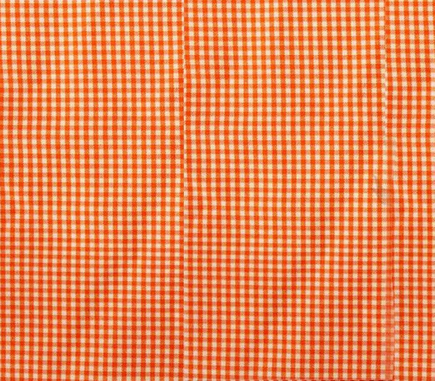 Poly Poplin Gingham Fabric Mini Checkers 58" Wide Sold by The Yard (Orange) | Amazon (US)