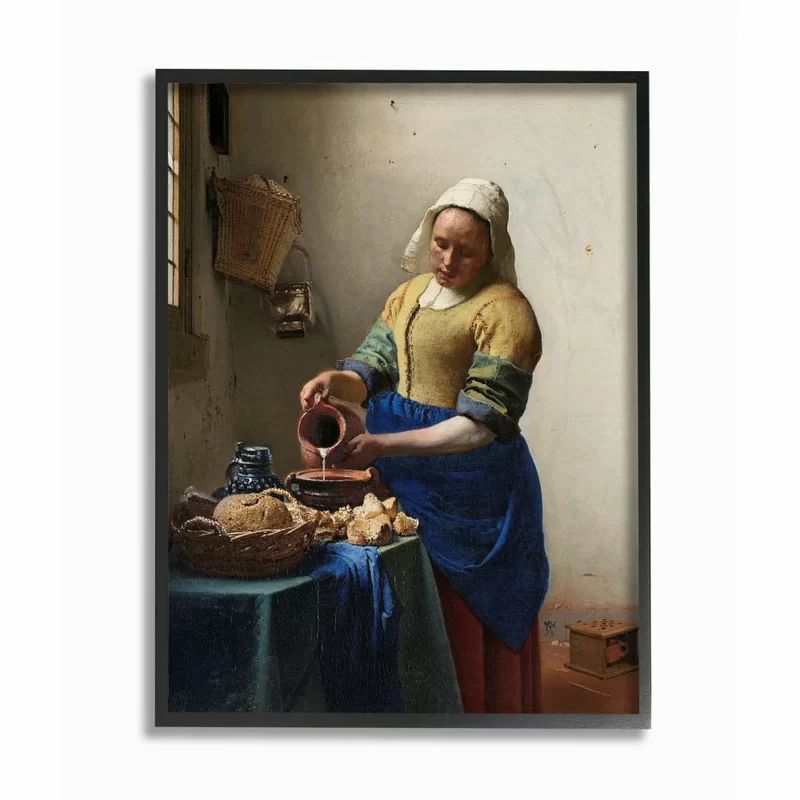 Winston Porter 'Vermeer the Milkmaid Classical' by Johannes Vermeer Painting Print | Wayfair North America