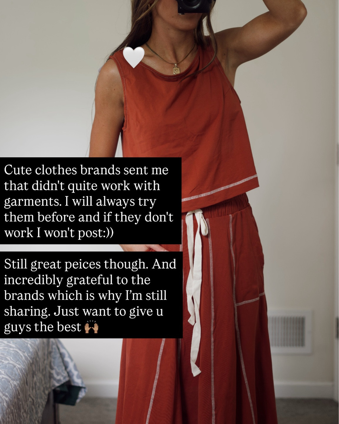 All great peices that didn’t quite work with garments but super grateful for the brands so sharing here for anyone interested. 💞