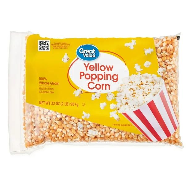 Great Value Yellow Popping Corn, 32 oz | Walmart (US)
